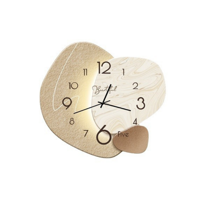 ElegantTime | Moderne decoratieve Wandklok | Luxe Ontwerp
