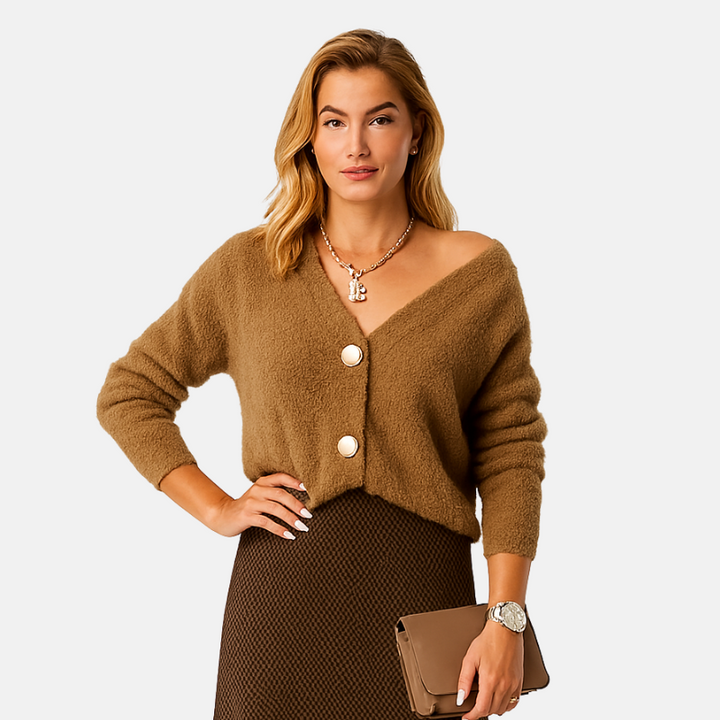Twinks | Dames Cardigan Sweater | Zacht Gebreid | Relaxte Pasvorm