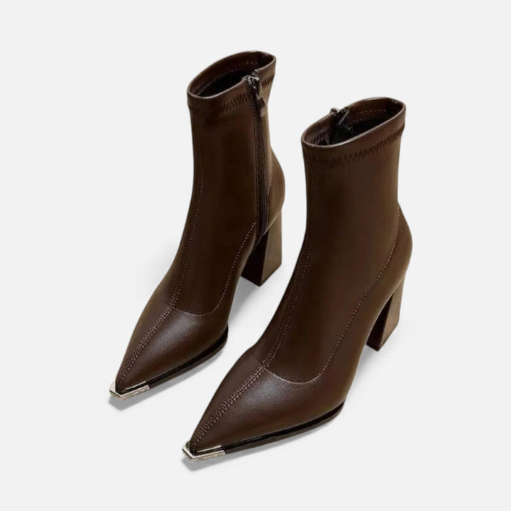 Sorata | Hoge Dames Enkelboots – Moderne Raffinement