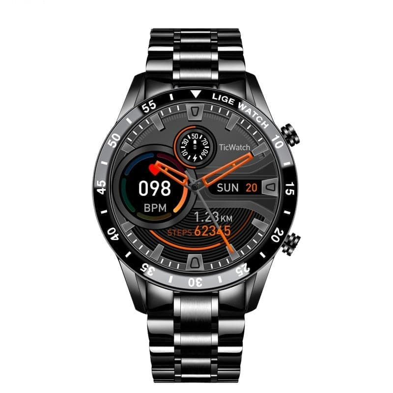 Zulius | Heren Luxe Smartwatch Horloge | Stijlvol, Slim & Veelzijdig voor Mannen