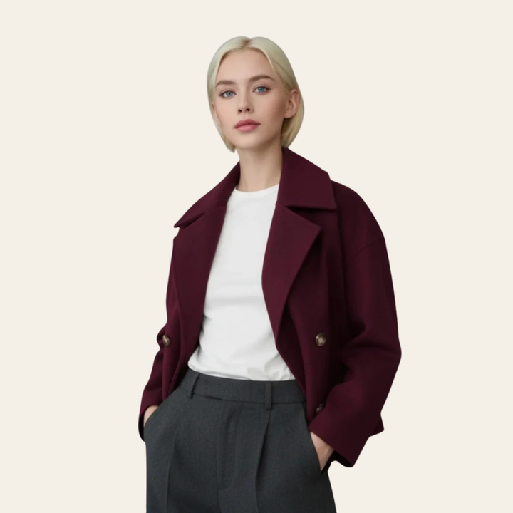 Sorata | Dames Jas | Korte Overslagjas Chic Elegant