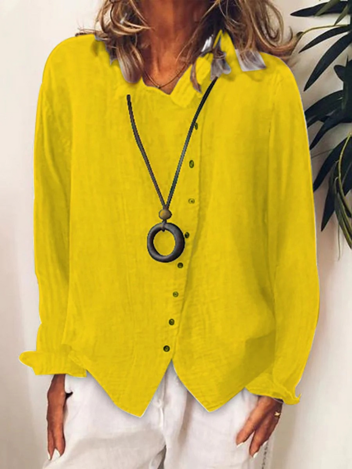 Silva | Casual Longsleeve Dames Top | Comfortabele Pasvorm