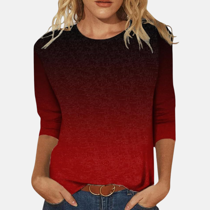 Twinkle | Dames Shirt Met Ronde Hals En Driekwart Mouwen