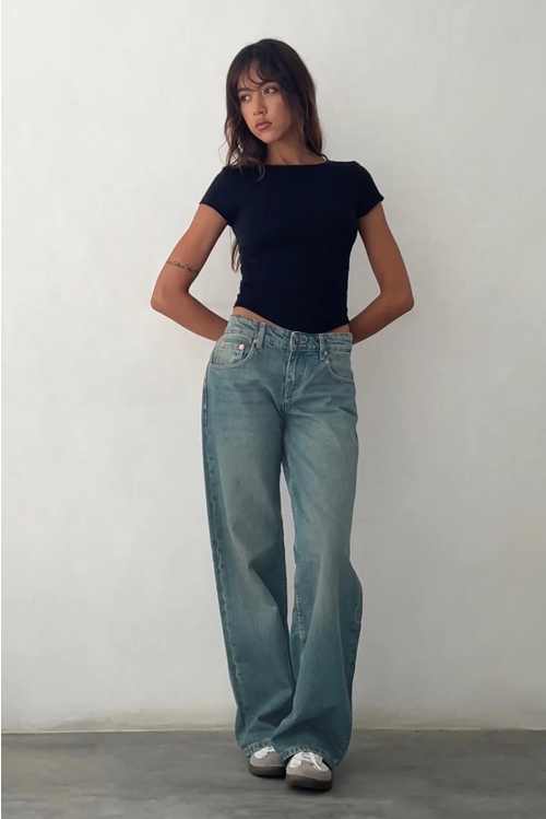 Roxanne | Low-Rise Jeans Spijkerbroek | Trendy Stretch Denim | Voor Vrouwen