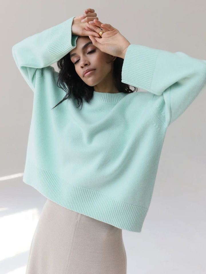 Perry | Dames Jumper Sweater | Pullover Oversized Trui