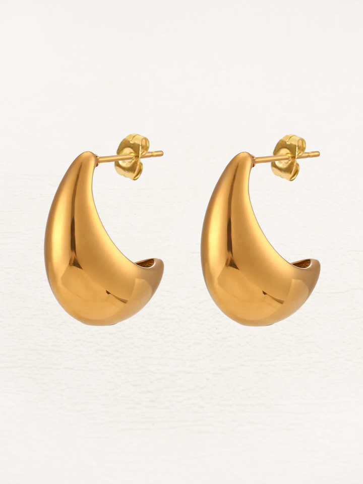 Zoella | Elegante Gouden Kleine Druppel Oorbellen | Subtiele Look