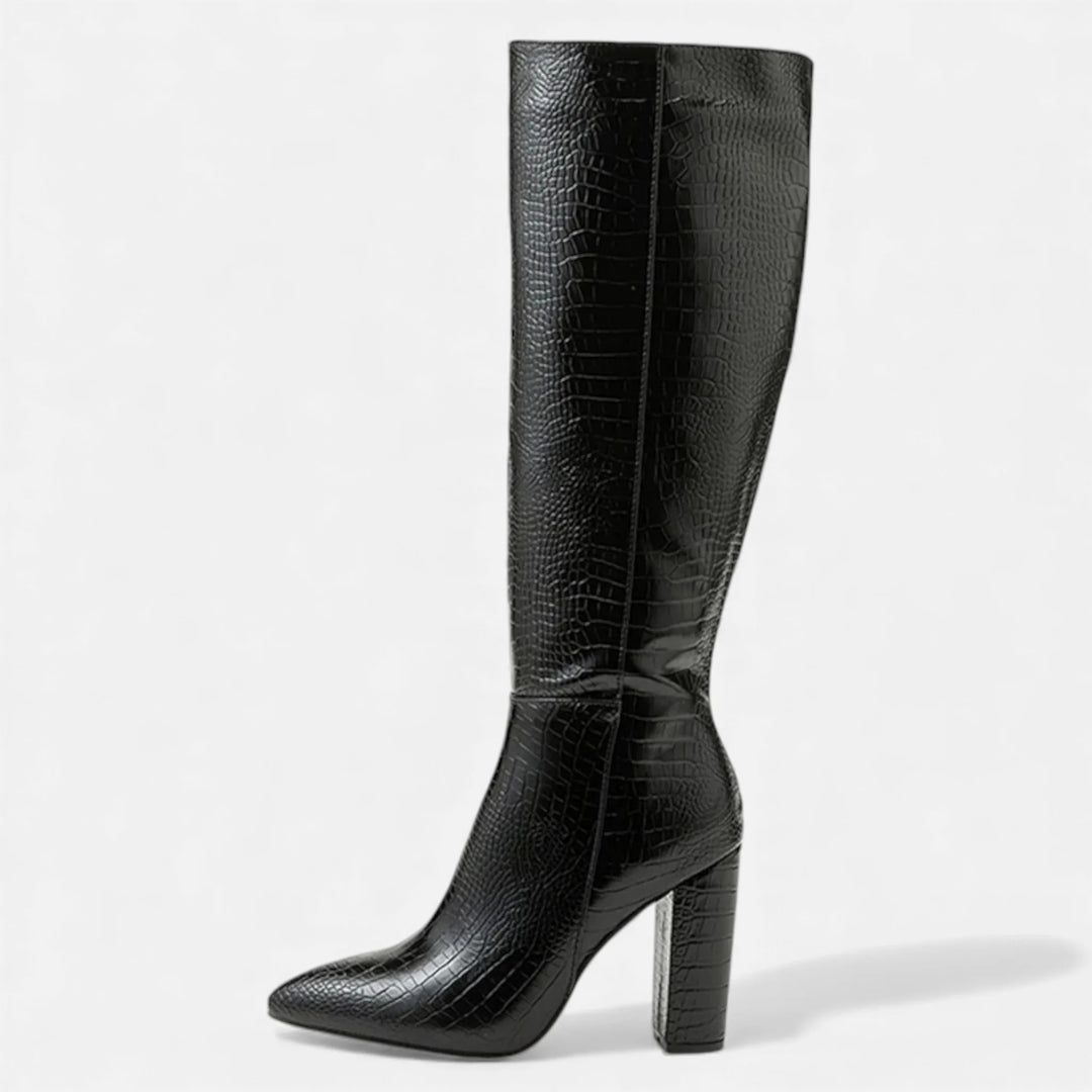 Sorata | Dames Laarzen – Spitse Blokhakken