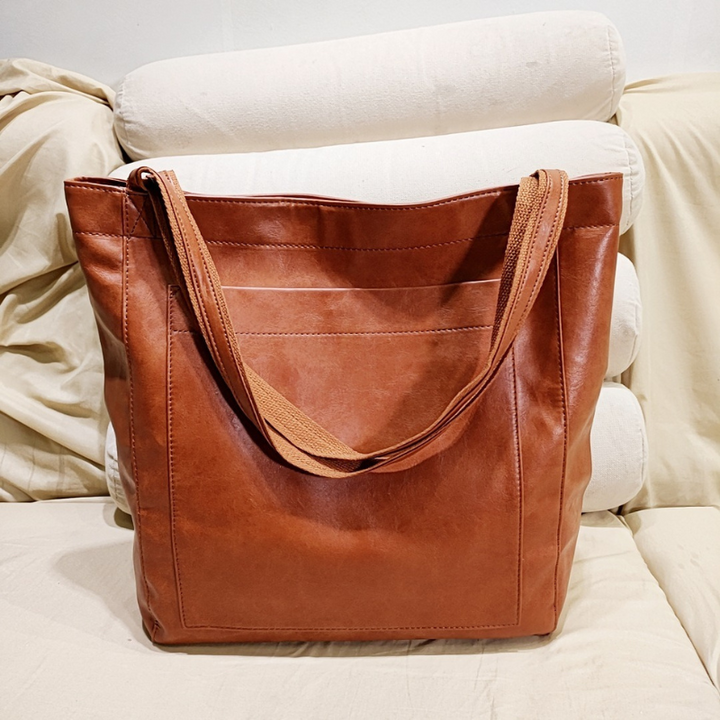 July | Schoudertassen Dames | Vintage Leren Tas | Vintage Kledingstijl | Casual