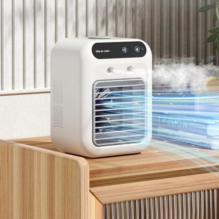 Westman | Draagbare Aircooler Met Waterkoeling | USB Ventilator voor Binnen En Auto