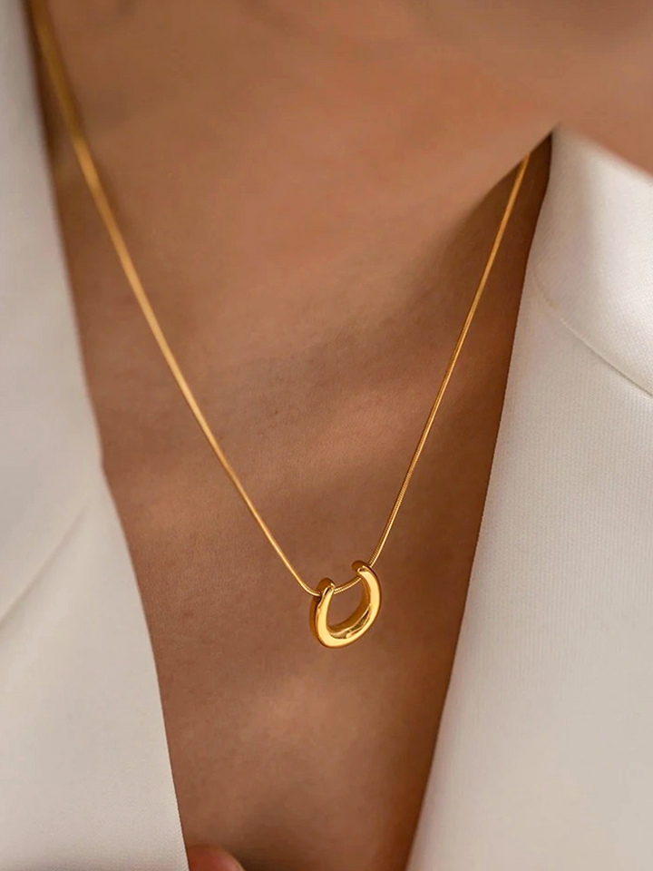 Zoella | Gouden Gelukshoefijzer Ketting | Tijdloze Look