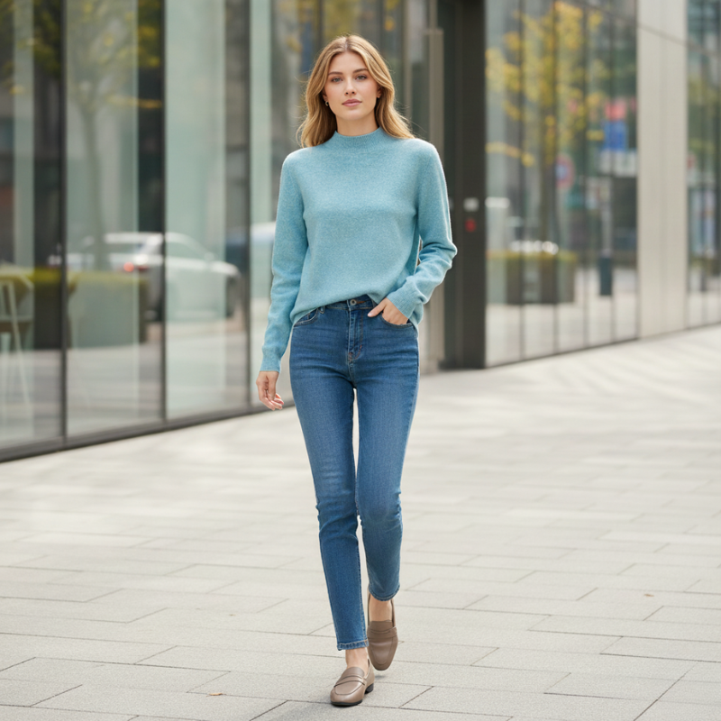 Sorata | Dames Half-Coltrui van Wol