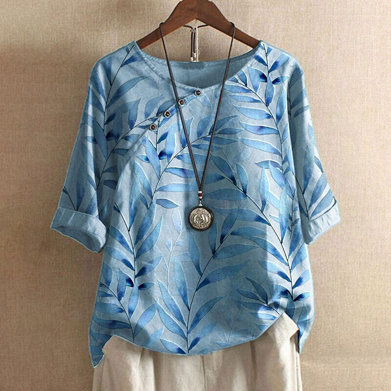 Sammy | Dames Elegante Overhemd Shirt Blouse met Bloemenprint voor Vrouwen