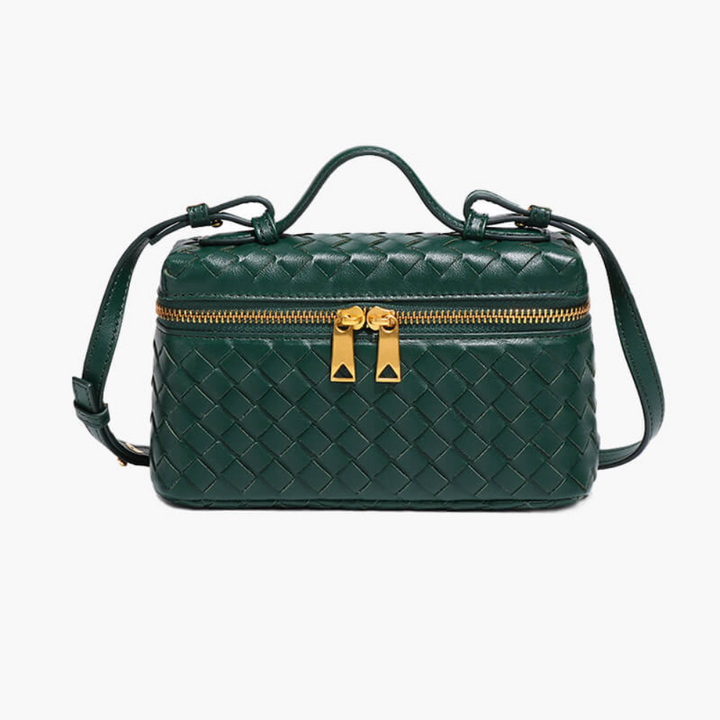 Yashna | Trendy Dames Tas |Gevlochten Crossbodytas | Compact En Chic