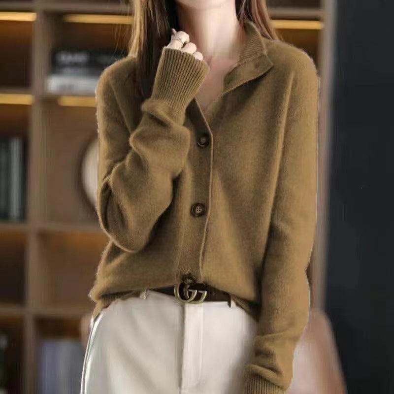 Heba | Luxe Kasjmier Dames Vest | Elegante Knopen | Sweater Trui