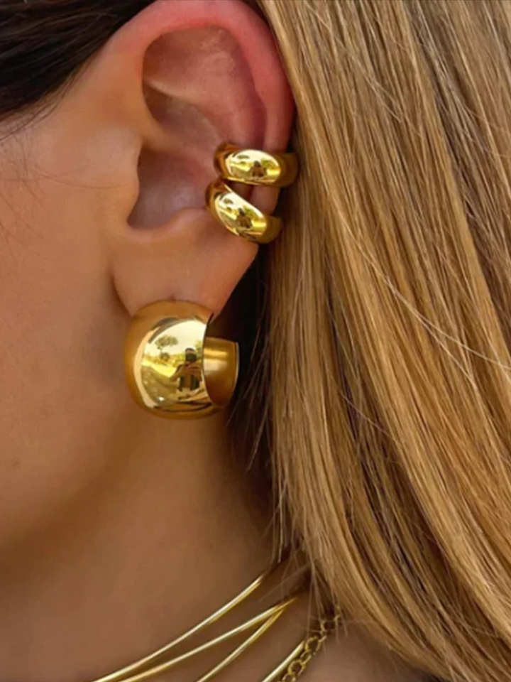 Zoella | Trendy Gouden Chunky Ear Cuff | Gedurfde Look