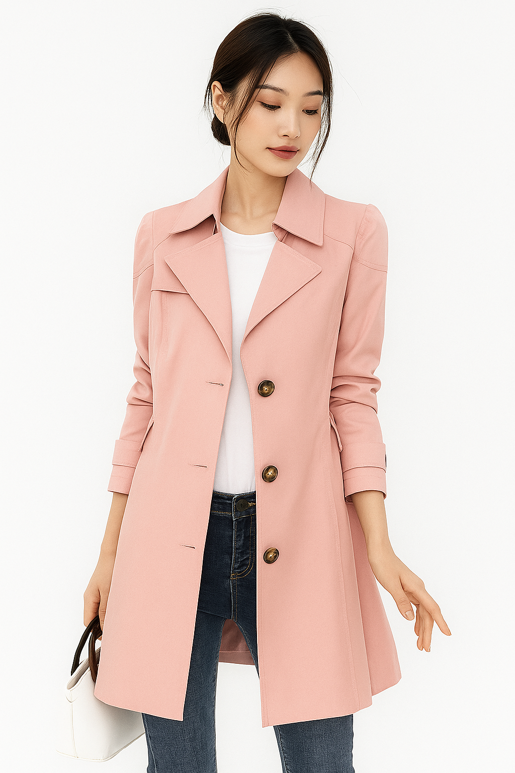 Dames Jas - Herfst Trenchcoat - Dames Kleding - Luxe & Comfortabel In De Koude Dagen