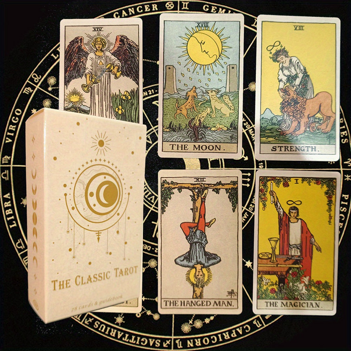 MysticDeck | Klassieke Tarotkaartenset Van 78 Kaarten