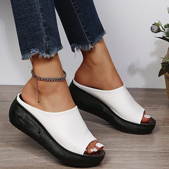 Dalot | Casual, Stijlvolle All-Season Slippers | Retro Sleehak Sandalen
