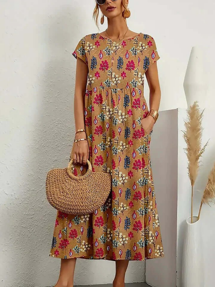 Aria | Elegante Midi-Jurk | Dames Zomerjurk