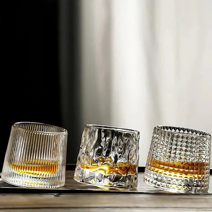 Kristallen Whiskyglas | Luxe Gegolfd Design voor de Ultieme Whiskybeleving