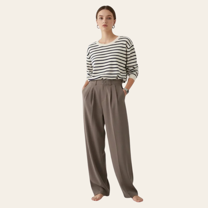 Sorata | Dames Hoge Taille Rechte Pantalon Broek