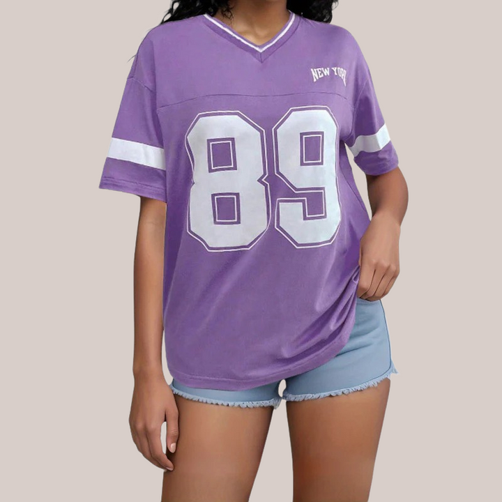 Tills | V-hals Varsity Shirt Voor Dames