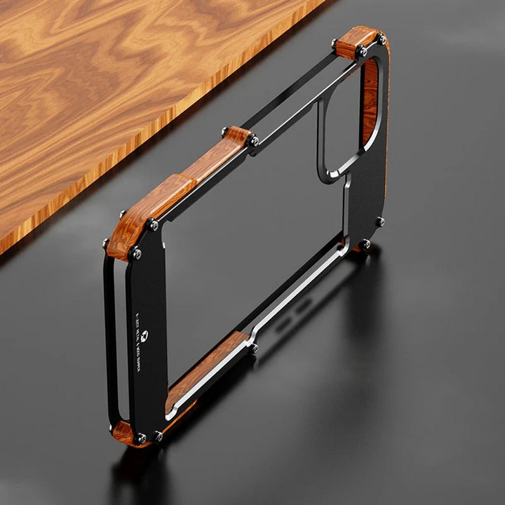iPhone Case | Stijlvolle Hoes Met Houtafwerking | Stevige Bescherming