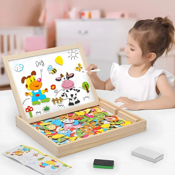 YouCreate | Magnetische Dubbelzijdige Tekenbordset