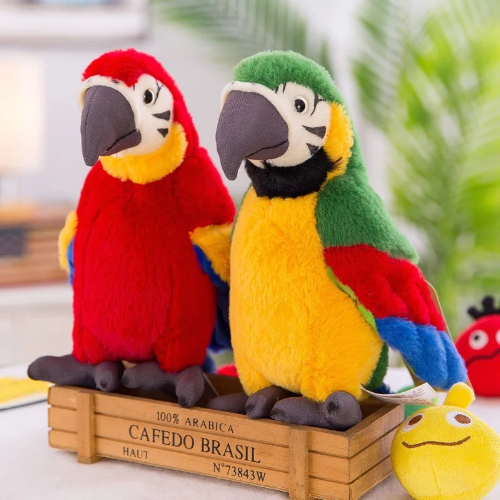ChatBird | Interactieve Papegaaienknuffel Met Geluid