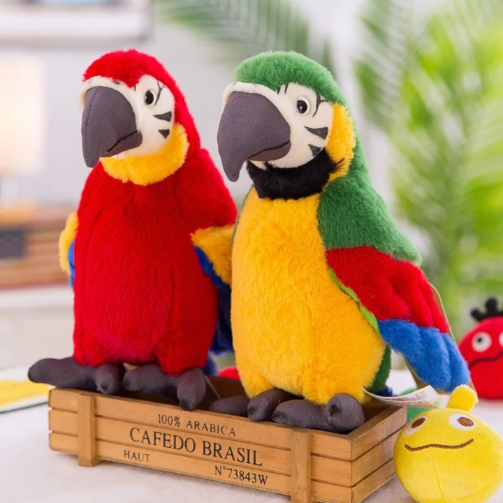ChatBird | Interactieve Papegaaienknuffel Met Geluid