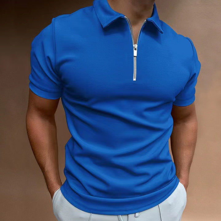 Manny | Heren Polo Shirt | Polo met Rits en Kraag | Klassiek Design & Elegant