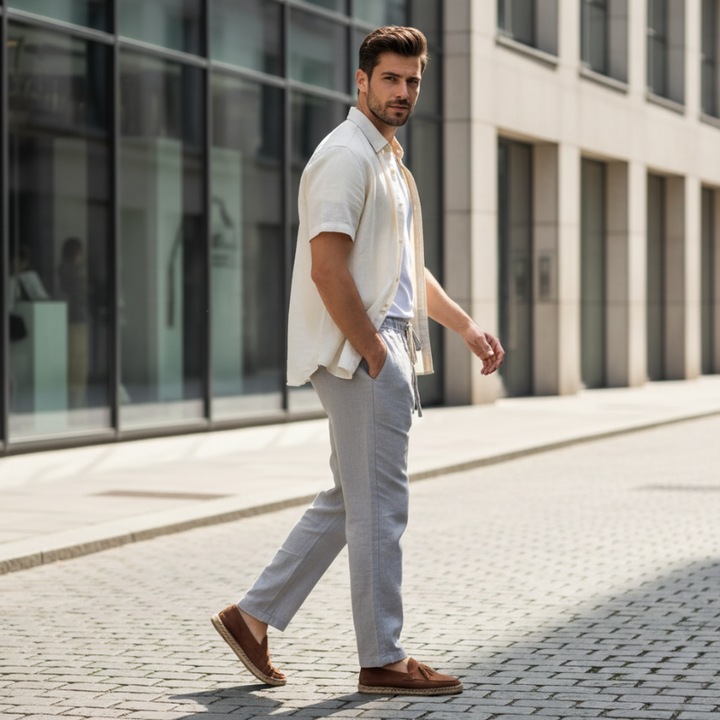 Sorata | Herenbroek – Lichtgewicht Linnen Elegantie