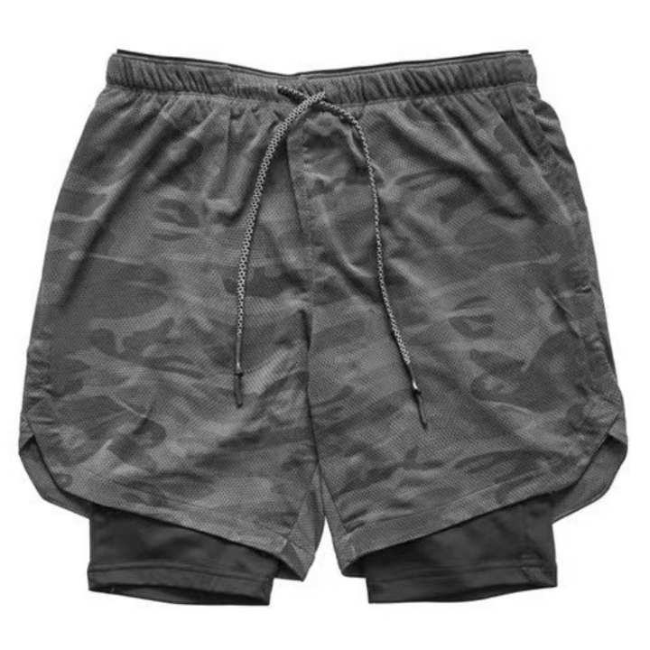 Arwin | Heren Hardloop Sport Shorts | Korte Broek Met Dubbele Laag