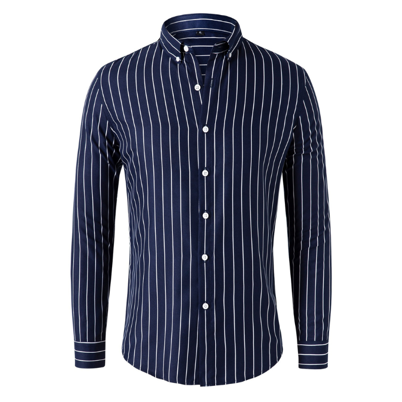 Micheal | Heren Overhemd | Trendy en Comfortabel Gestreept Overhemd voor Mannen