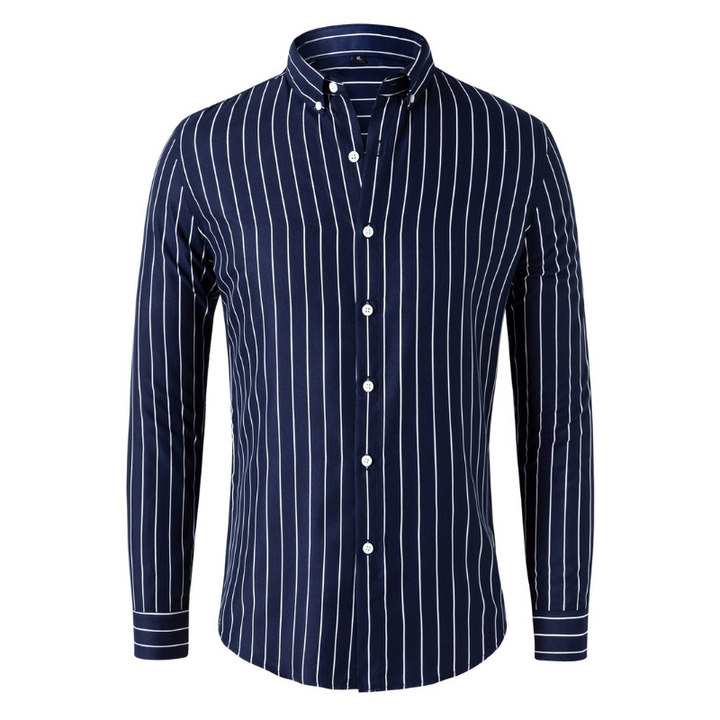 Micheal | Heren Overhemd | Trendy en Comfortabel Gestreept Overhemd voor Mannen