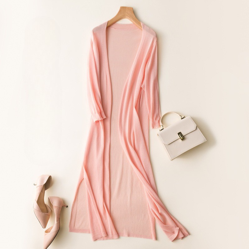 Melissa | Dames Lange Vest | Elegant en Lichtgewicht Zomer Cardigan voor Vrouwen