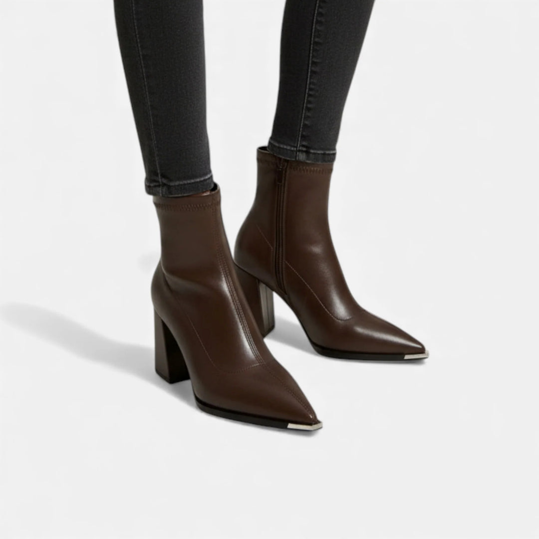 Sorata | Hoge Dames Enkelboots – Moderne Raffinement