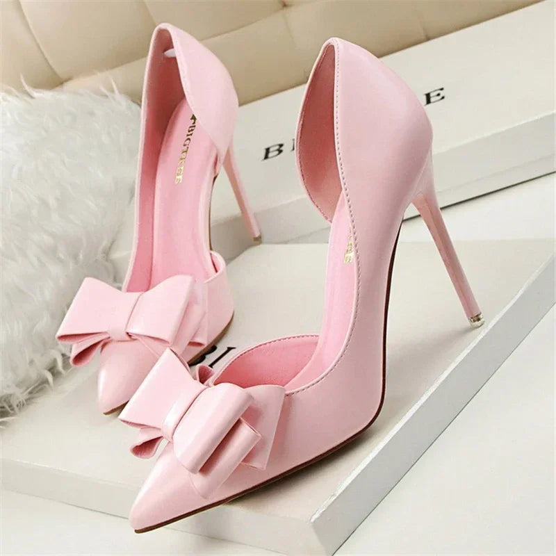 Selena | Dames Pumps met Strikdetail | Elegante Vrouwen Hakken