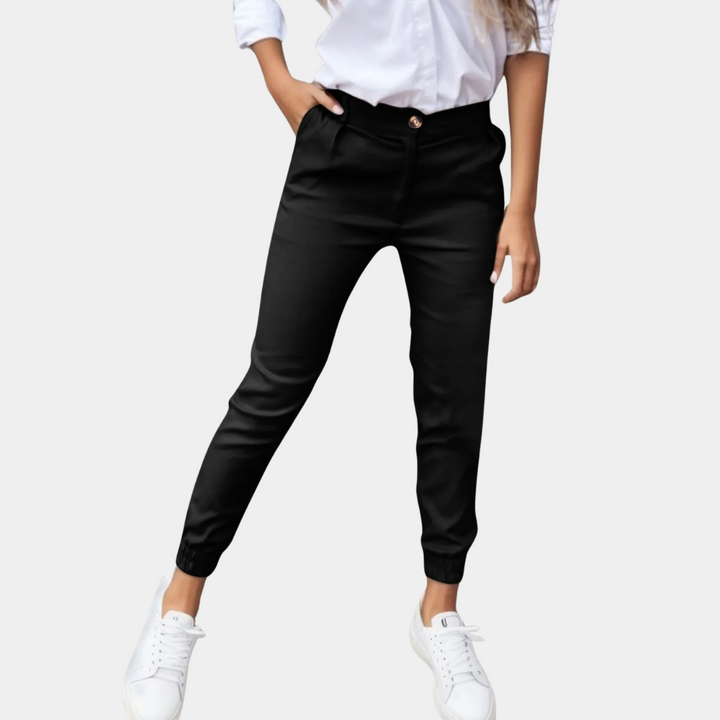 Loesa | Elegante Dames Broek Met Smalle Pijpen