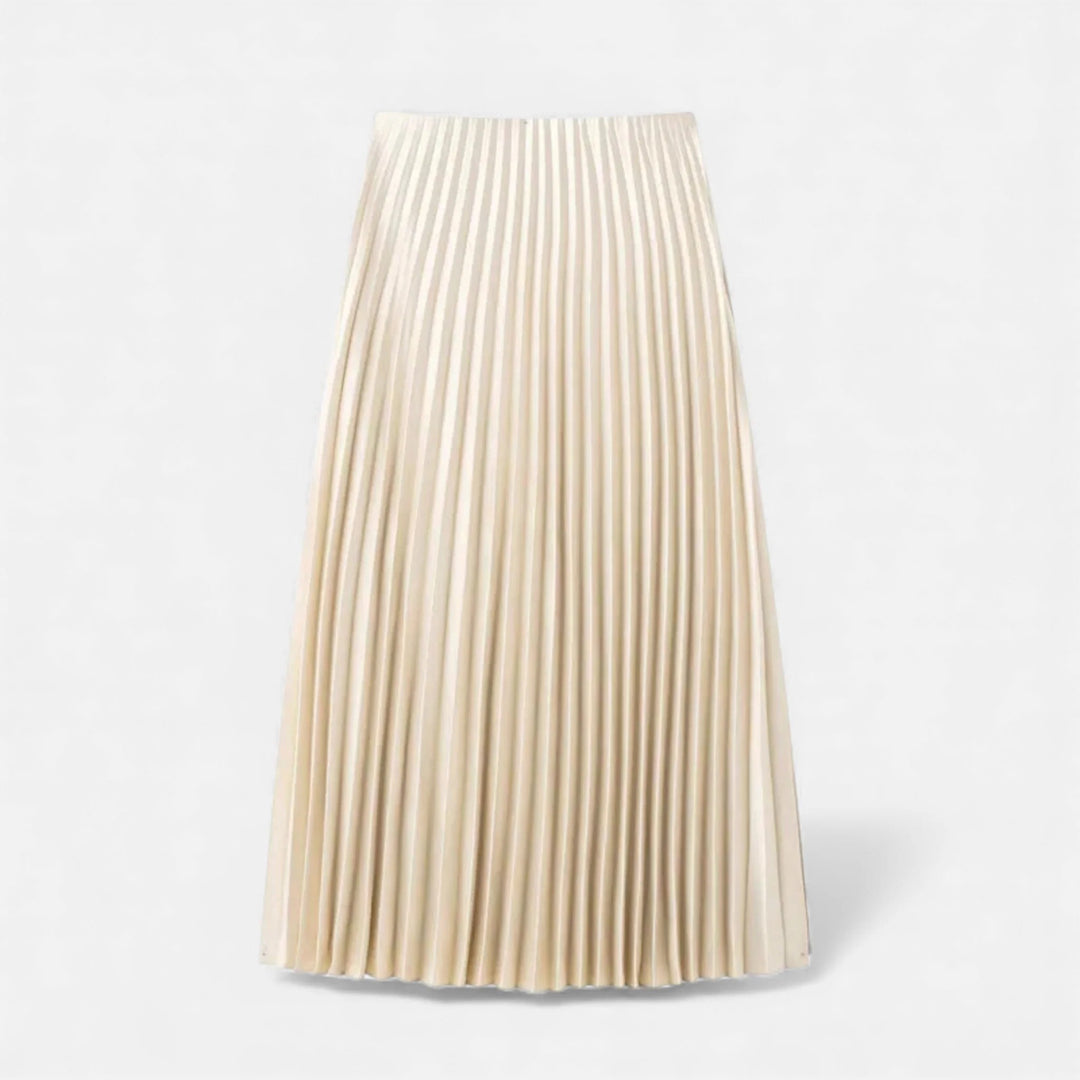 Sorata | Dames Plissé Rok – Elegante Bruintinten