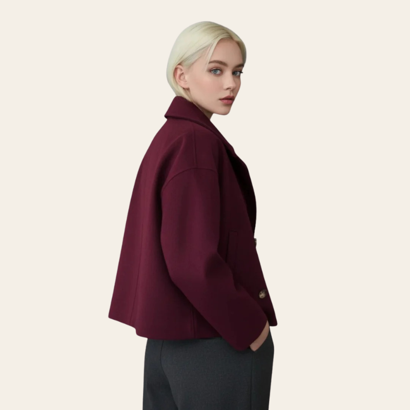 Sorata | Dames Jas | Korte Overslagjas Chic Elegant