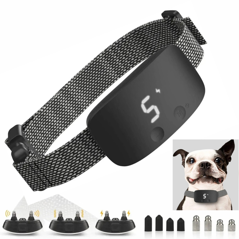 Pawsa | Automatische Anti-Blaffende Hondhalsband | Oplaadbare Waterdichte Trainingshalsband