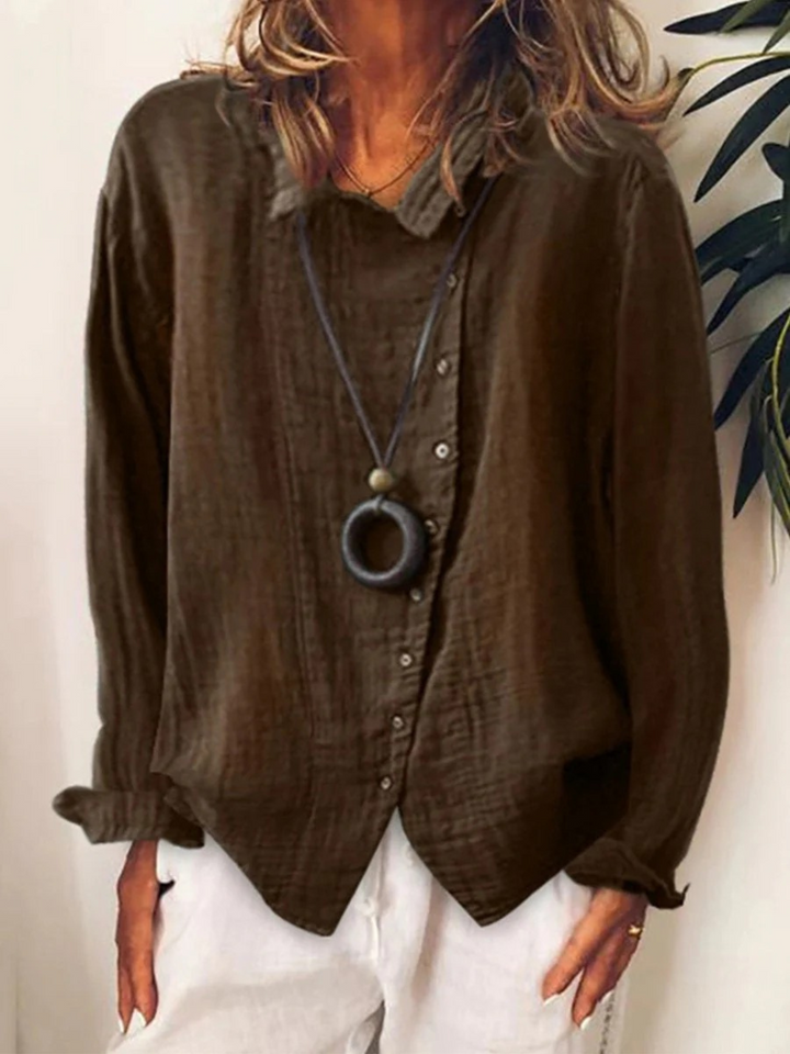 Silva | Casual Longsleeve Dames Top | Comfortabele Pasvorm