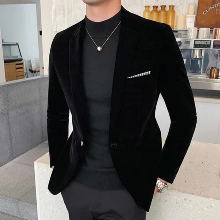 Ramon | Stijlvolle Fluwelen Blazer | Luxe Uitstraling