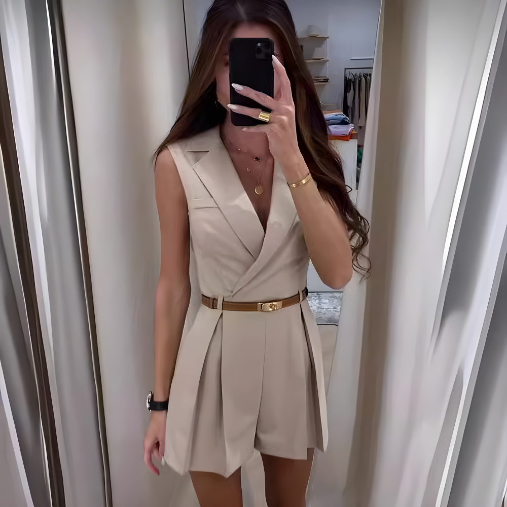 Charis | Stijlvolle Mouwloze Jumpsuit | Trendy En Comfortabel