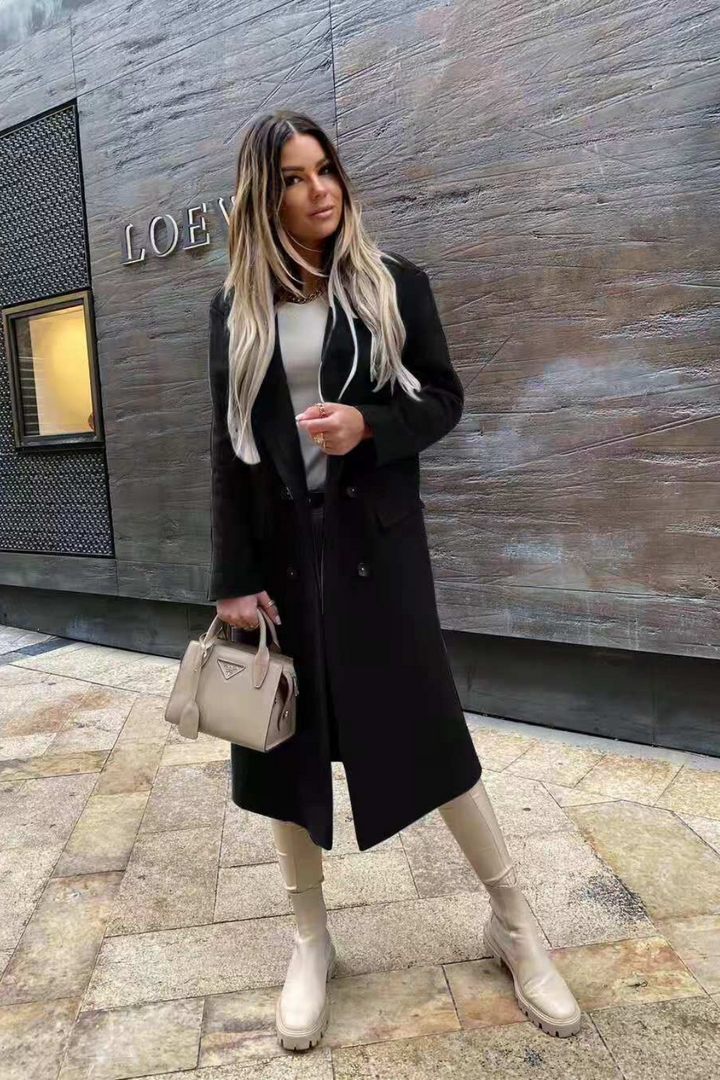 Anita | Dames Jas | Vintage Kledingstijl | Trendy Trenchcoat Jas