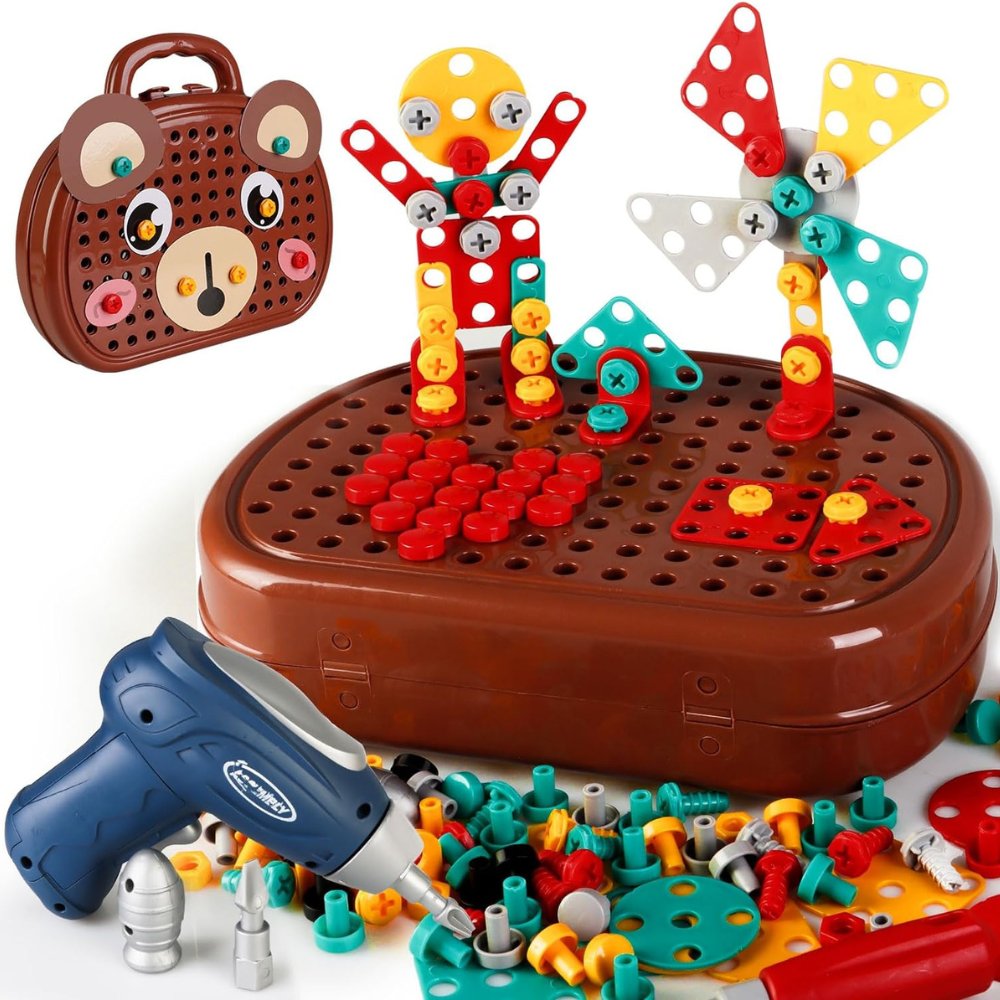 Kinderspeelgoed Boorset | Educatief Spelplezier | Fantasierijk Bouwen