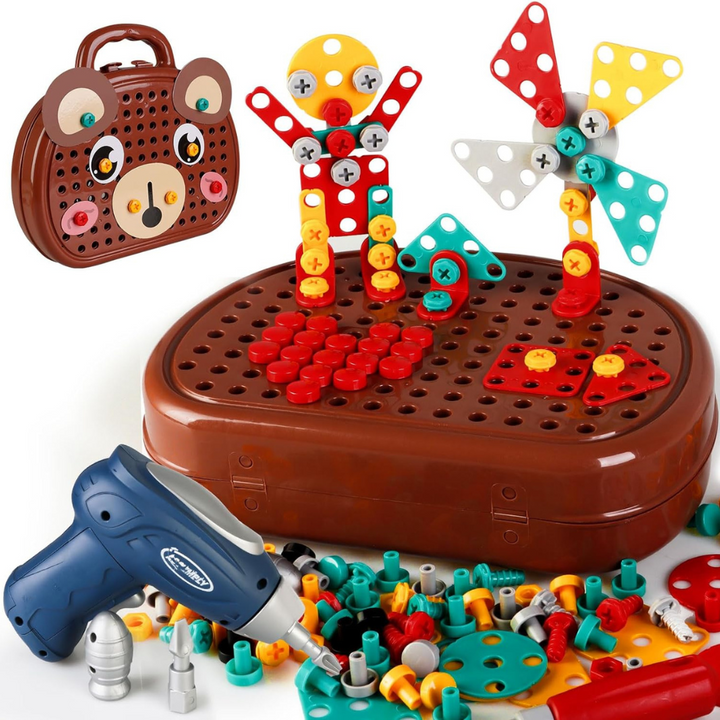 Kinderspeelgoed Boorset | Educatief Spelplezier | Fantasierijk Bouwen
