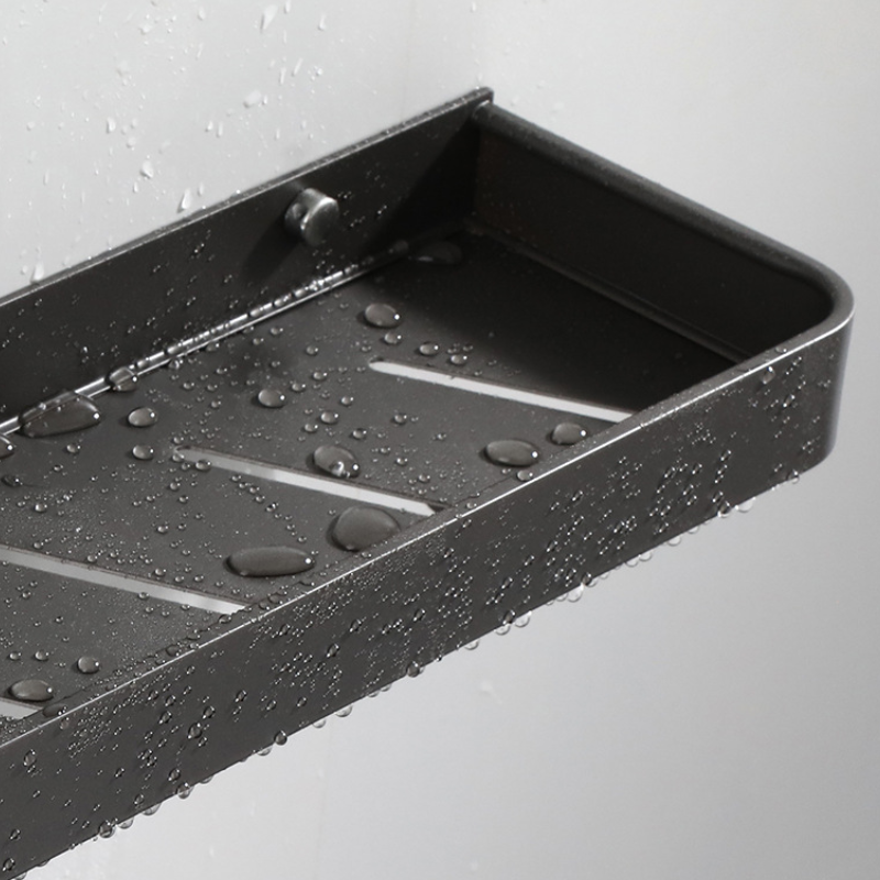 Demora | Zwart Aluminium Badkamerrek | Stijlvol En Functioneel Wandrek