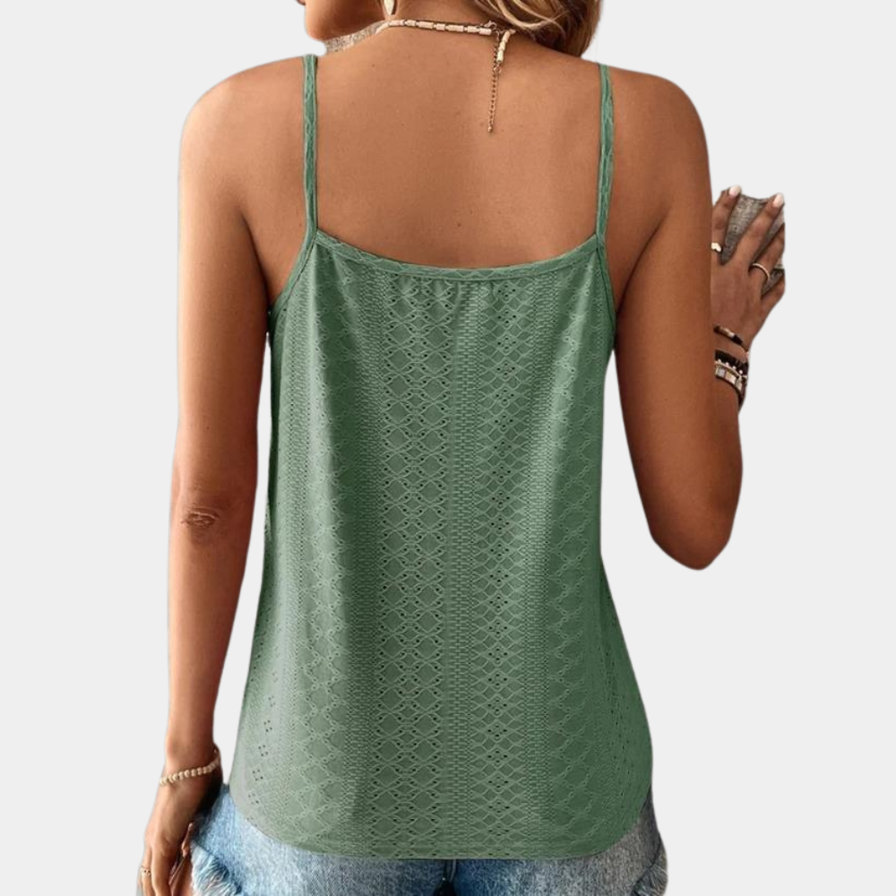 Mosha | Stijlvolle Zomerse Dames Top Met V-Hals | Licht En Elegant
